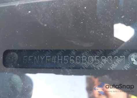 2012 Honda Pilot Ex-L from USA, damaged, VIN 5FNYF4H56CB058337